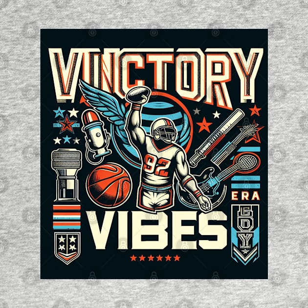 Victory Vibes T-shirt design by usamashahid